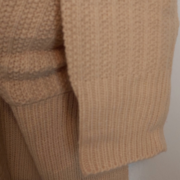 065. Apricot Shawl Neckline Long Sleeve Cardigan with Pocket  Size L - Picture 8 of 15